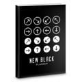 Bullet-блокнот А5+ склейка 64л. "New Black. Дизайн 3"
