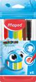 Фломастеры 6цв "Color peps ocean", суперсмываемые
