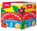 _Тесто для лепки 3цв.*70гр "Пластишка"