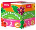 _Тесто для лепки 3цв.*70гр "Пластишка"