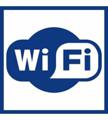 _Наклейка информационная "Wi-Fi" 145*145мм
