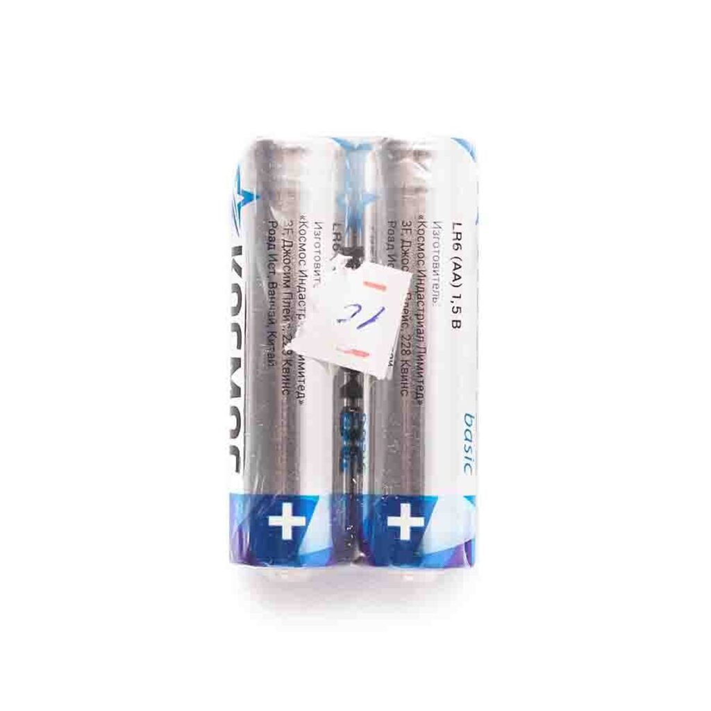 Батарейка LR-06 (АА) Космос, блистер, промо, 20 шт
