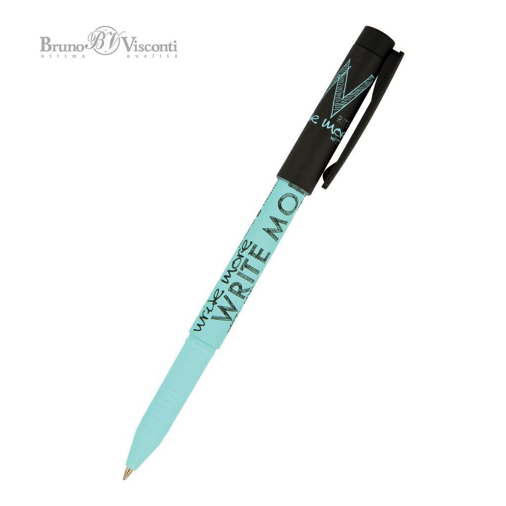Ручка шар. BV "FreshWrite. Sketches Black & Blue", 0.7мм, синяя