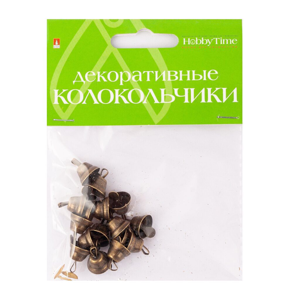 Набор Колокольчики №11, бронза, 12мм