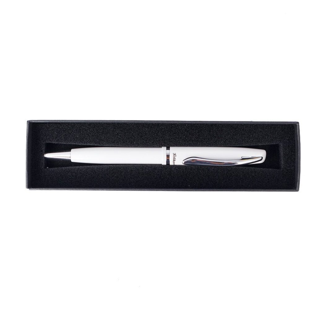 Ручка шар.Pelikan Jazz Elegance Pearl White корп. лак., белый, синие чернила, подарочная коробка