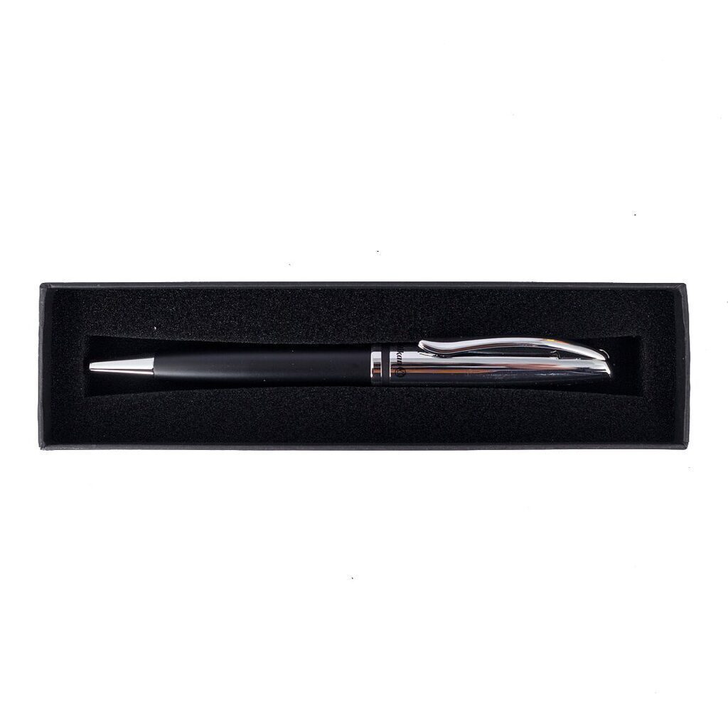 Ручка шар.Pelikan Jazz Elegance Velvet Black корп. лак.,хром/черный,синие чернила,подарочная коробка