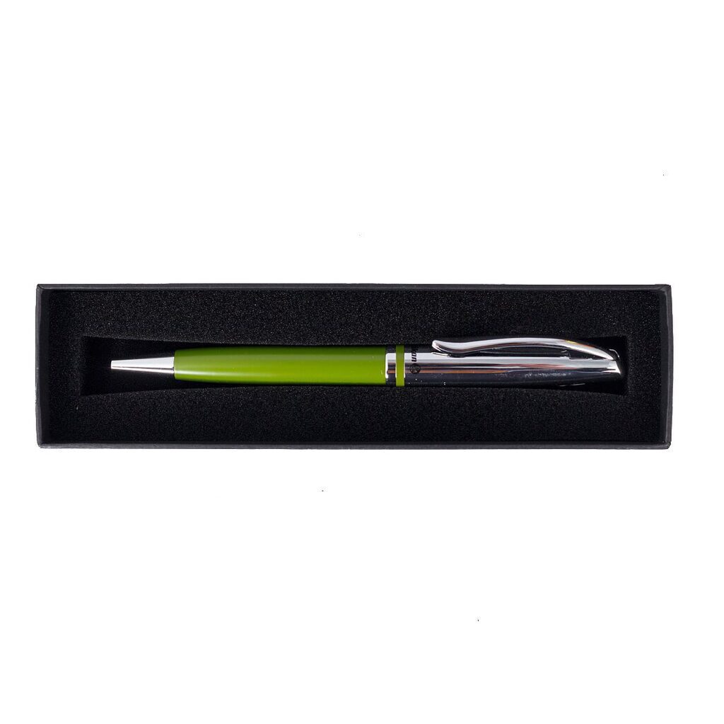 Ручка шар.Pelikan Jazz Elegance Olive корп. лак.,хром/олив.,синие чернила,подарочная коробка