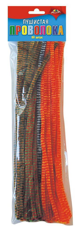 Набор Пушистая проволока, 30см., 50шт., двуцветная