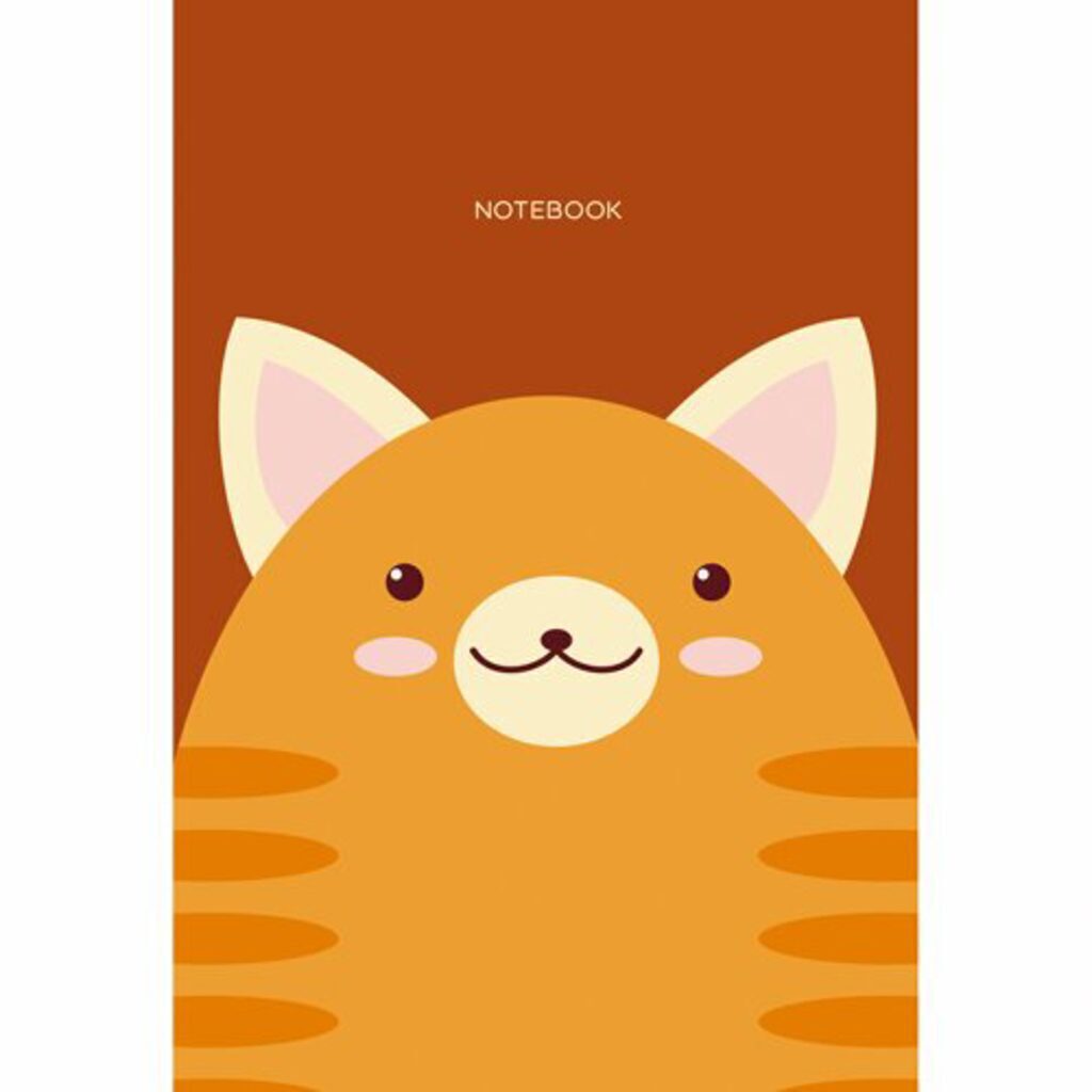 Блокнот А6  40л  "Кот. Дизайн 4" склейка