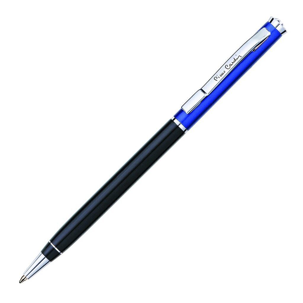 Ручка подарочная шариковая PIERRE CARDIN Gamme, корпус черный, колпачок синий