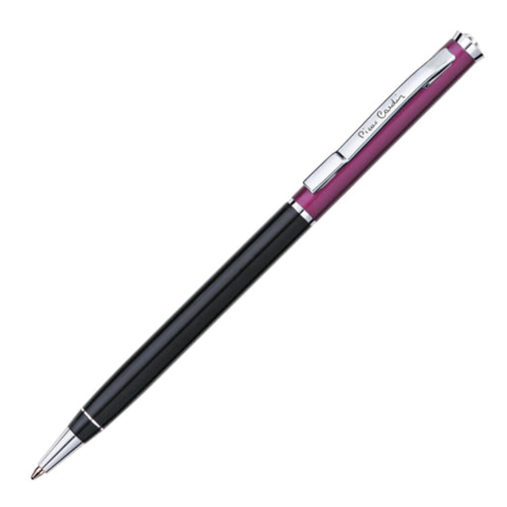 Ручка подарочная шариковая PIERRE CARDIN Gamme, корпус черный/колпачок вишневый