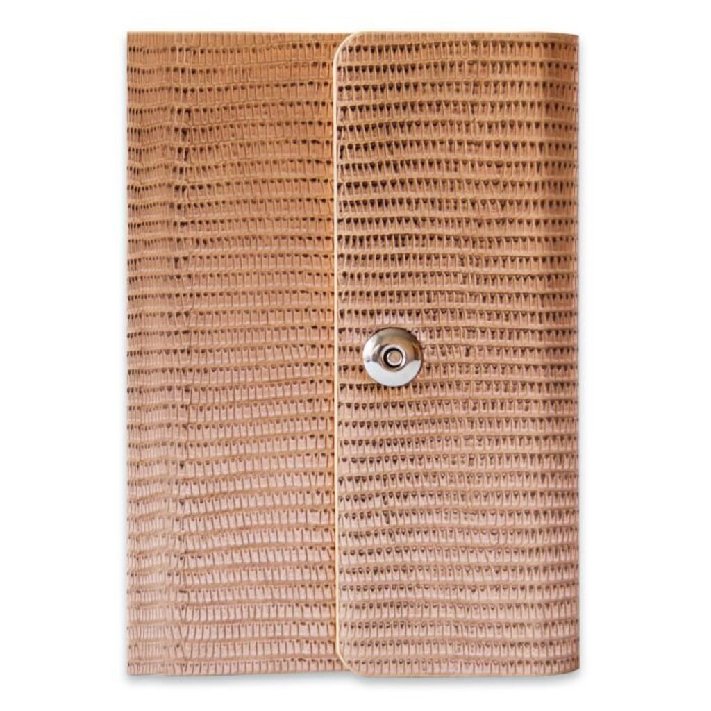 Ежедневник недат  А6+  "Рептилия бронзовый" 320стр, кольцевой мех, на магнит.кнопке, тв.пер.