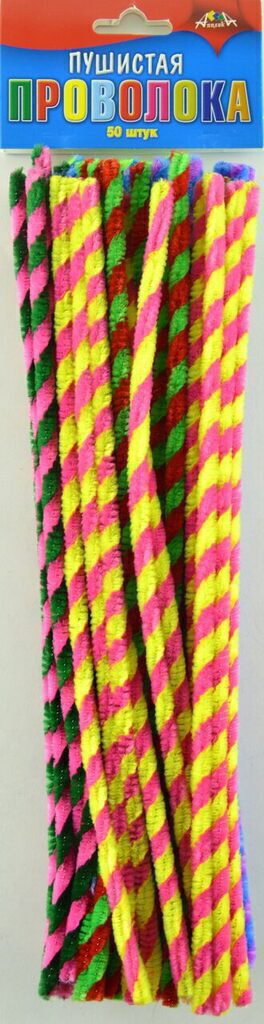 Набор "Пушистая проволока" d=7мм, 30см, 50шт, спираль