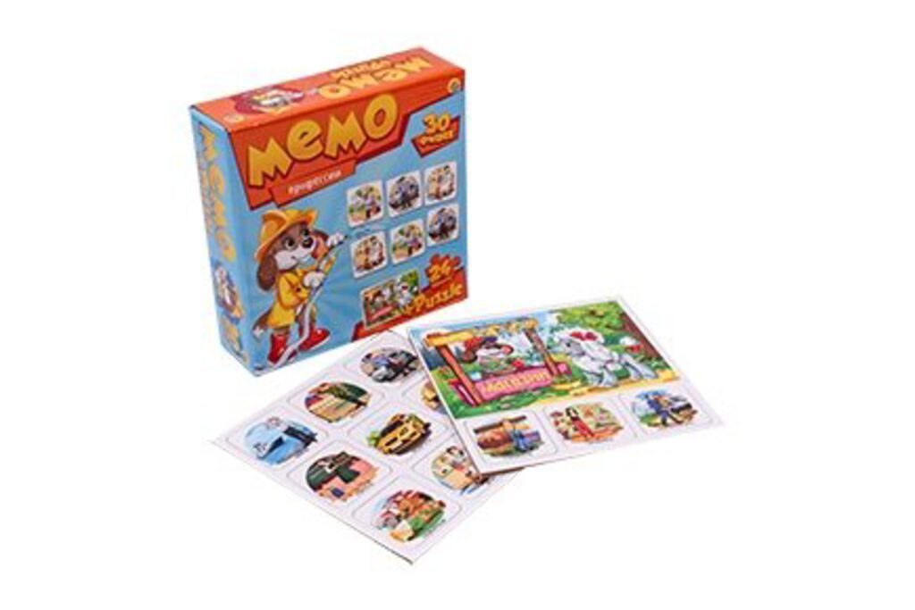 Игра Мемо "Профессии" + пазлы 24эл.