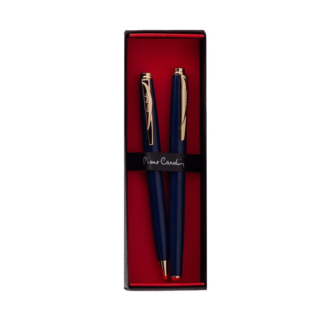 Набор: ручка шариковая+роллер Pier Cardin. Цвет-синий