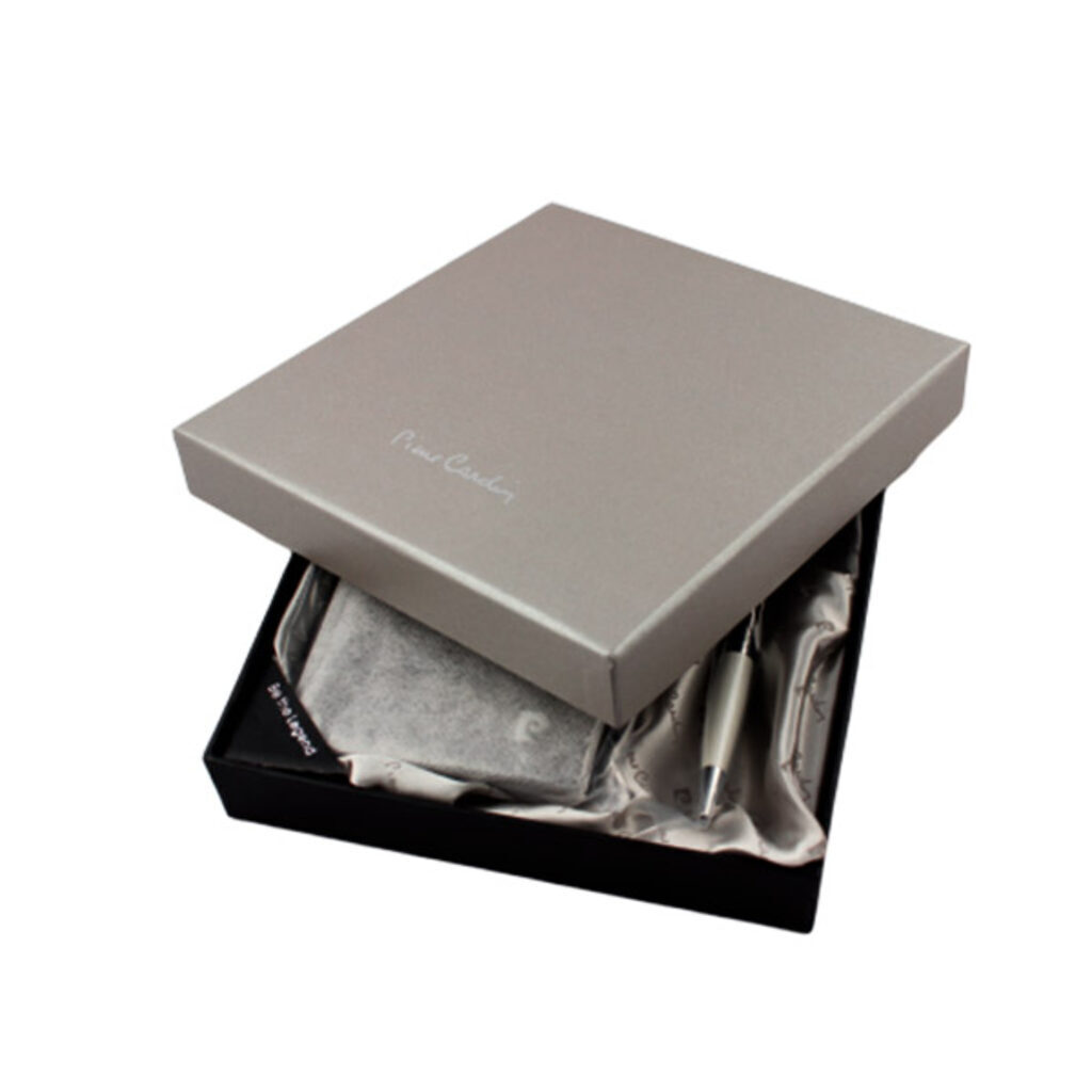 Набор: записная книжка+шариковая ручка латунь/лак/хром