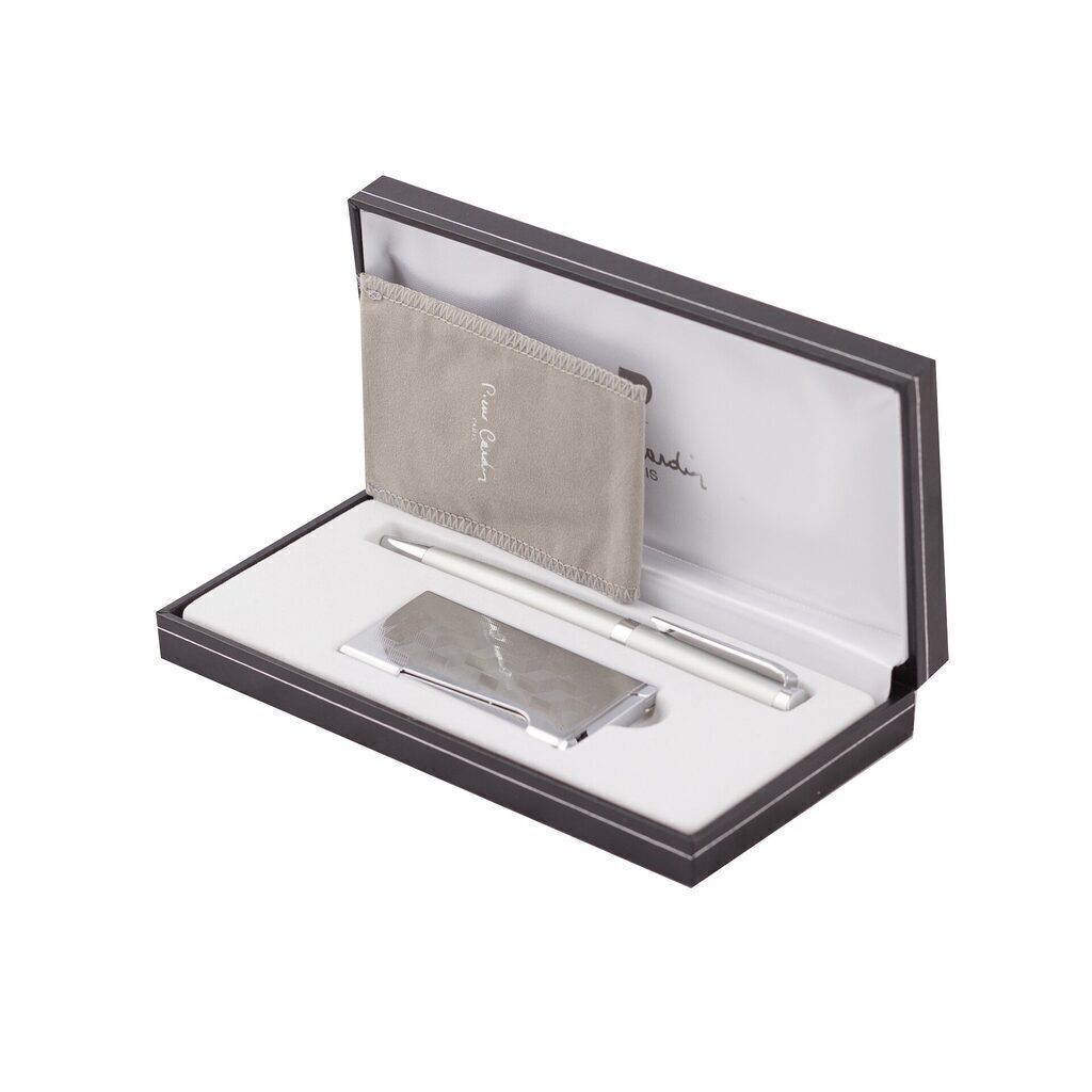 Набор Pier Cardin: ручка шариковая+ газовая кремниевая турбо зажигалка/гравировка