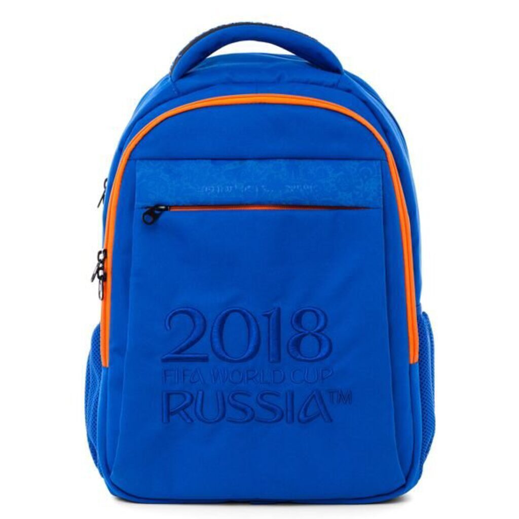 Рюкзак подростковый  "ЧМ ПО ФУТБОЛУ 2018" 33*44*16см, полиэстер, 2 отд, 3 кармана
