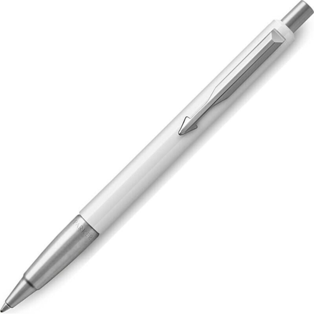 Parker Vector Шариковая ручка Vector Standard K01 White CT M синие чернила подар.кор.