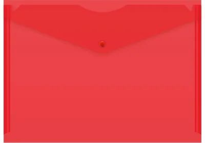 Конверт на кнопке  с рисунком А4 Red car, 0,15мм