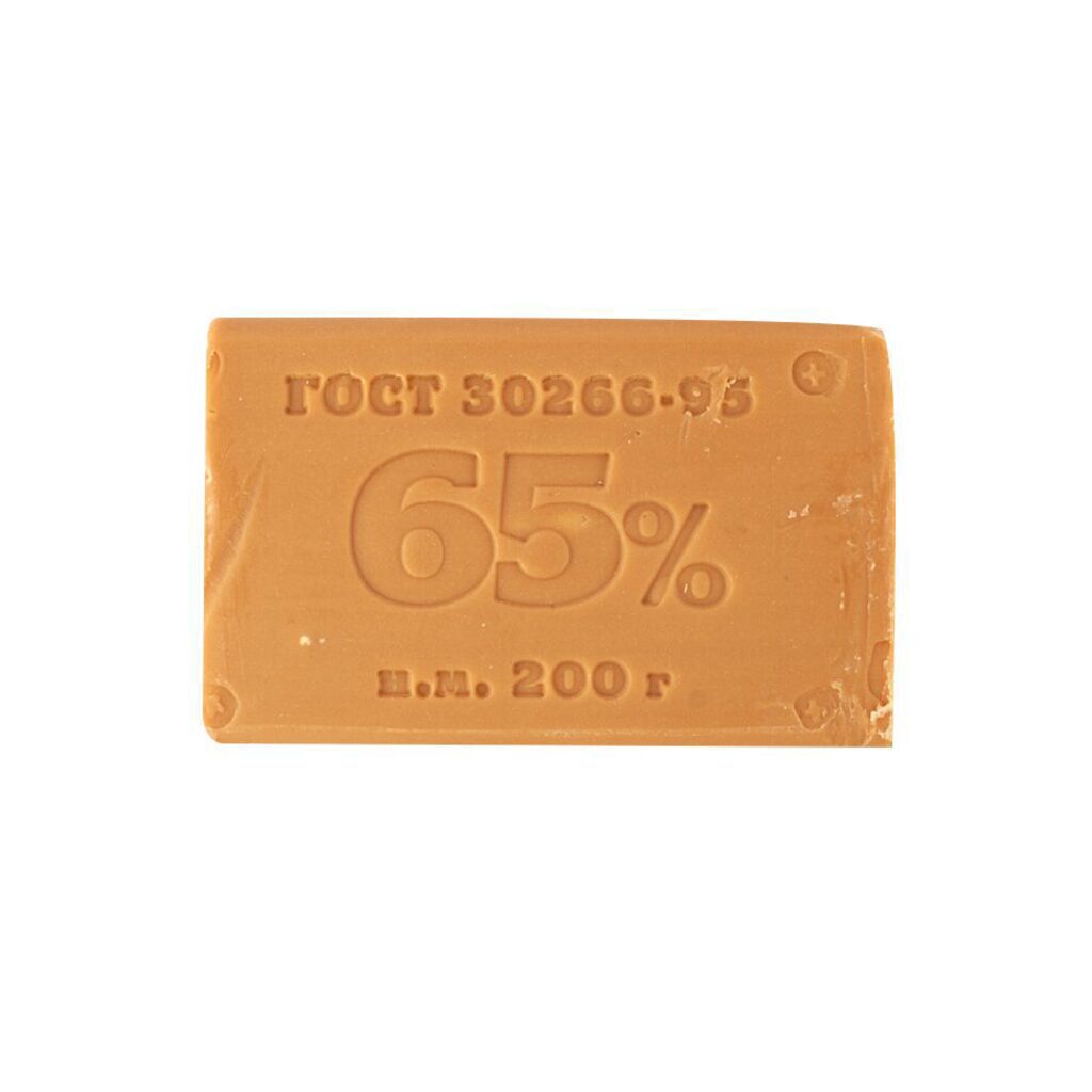 Мыло  хозяйственное 65% 200 гр без обертки