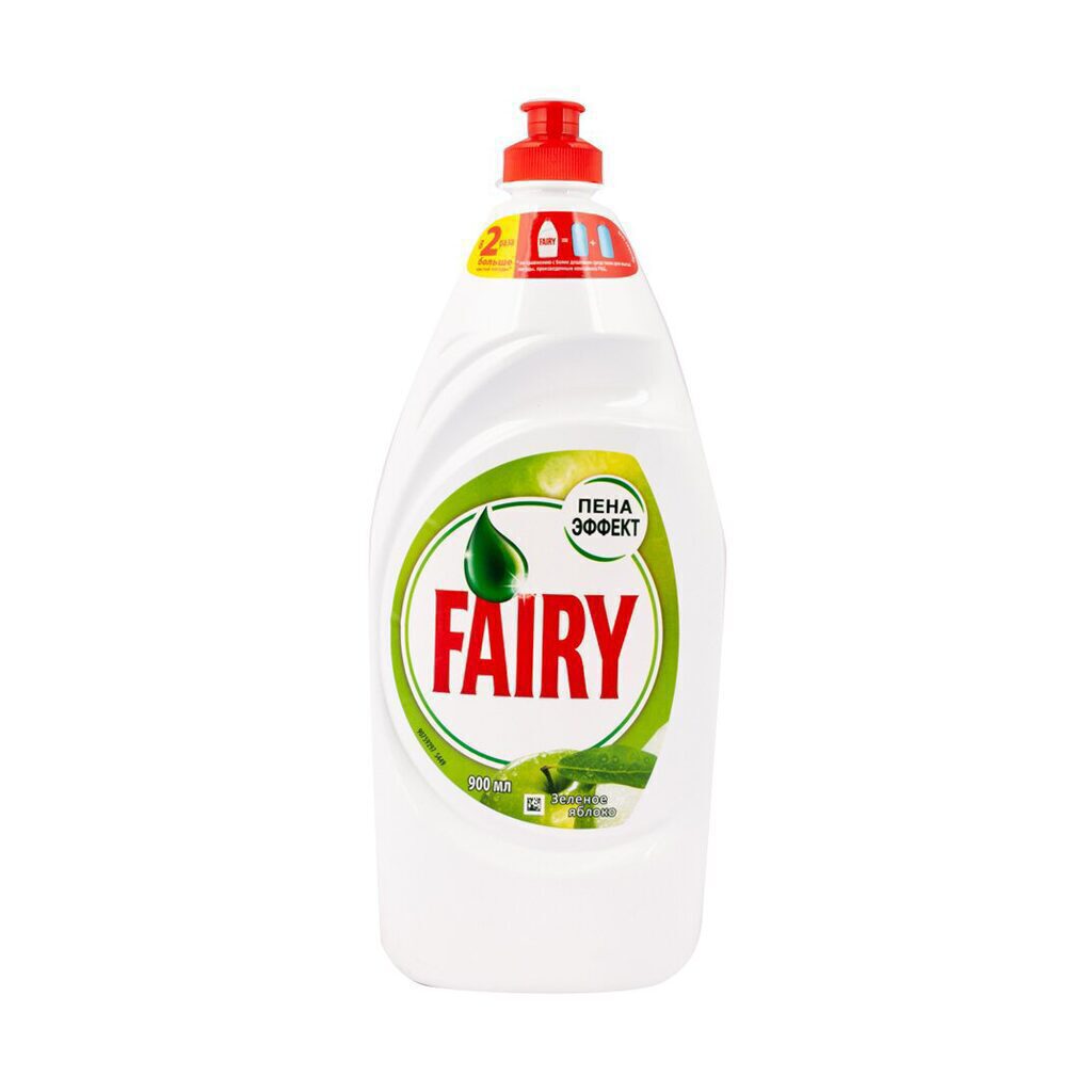 Средство для мытья посуды FAIRY 900 мл Зеленое яблоко