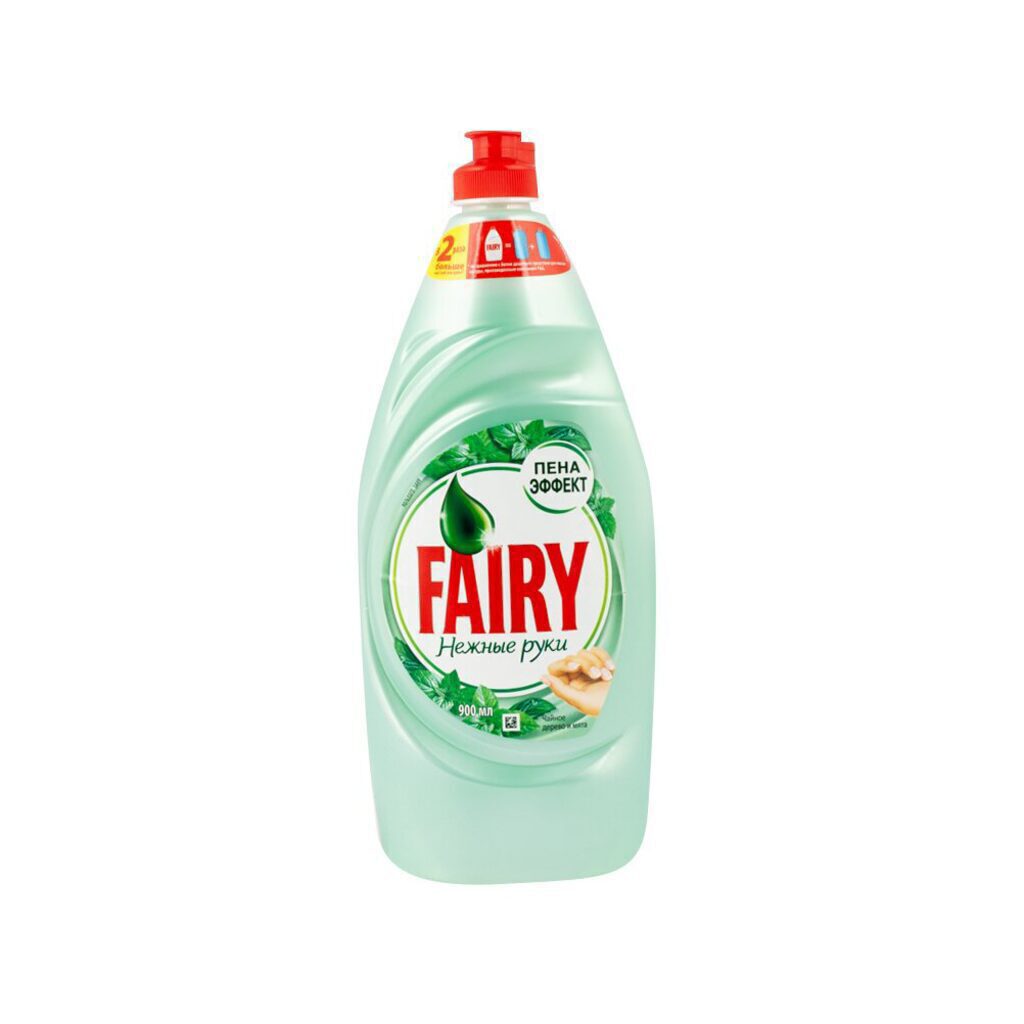 Средство для мытья посуды FAIRY 900 мл Чайное дерево и мята