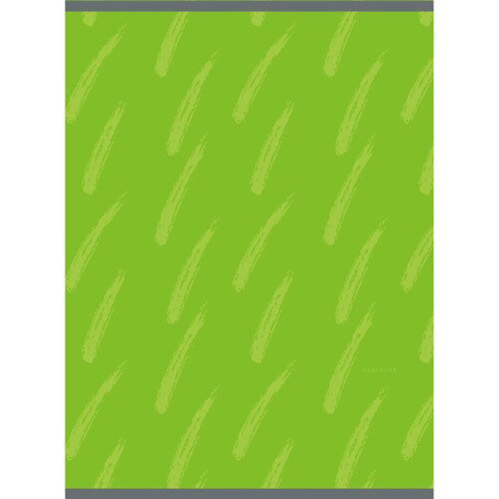 Тетрадь А4  48л кл. скрепка "Штрихи на зеленом" глянц.лам.по металл.пленке