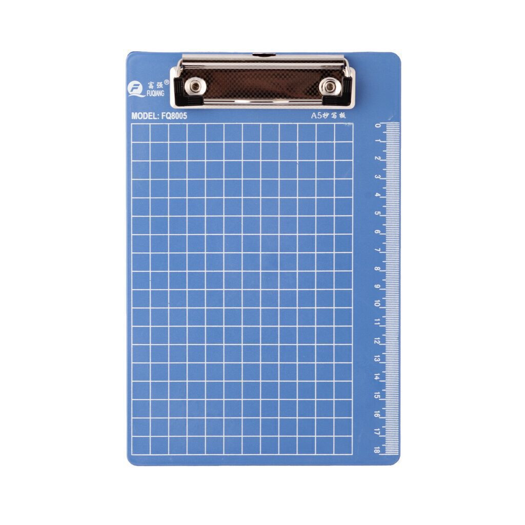 Клипборд А5  с разметкой и сантиметровой шкалой, 4 дизайна