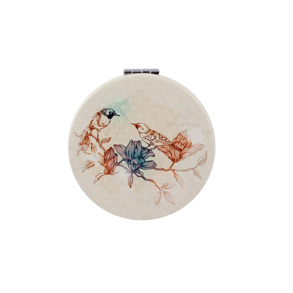 Зеркало сувенирное "Винтажные зарисовки"  круглое 7см