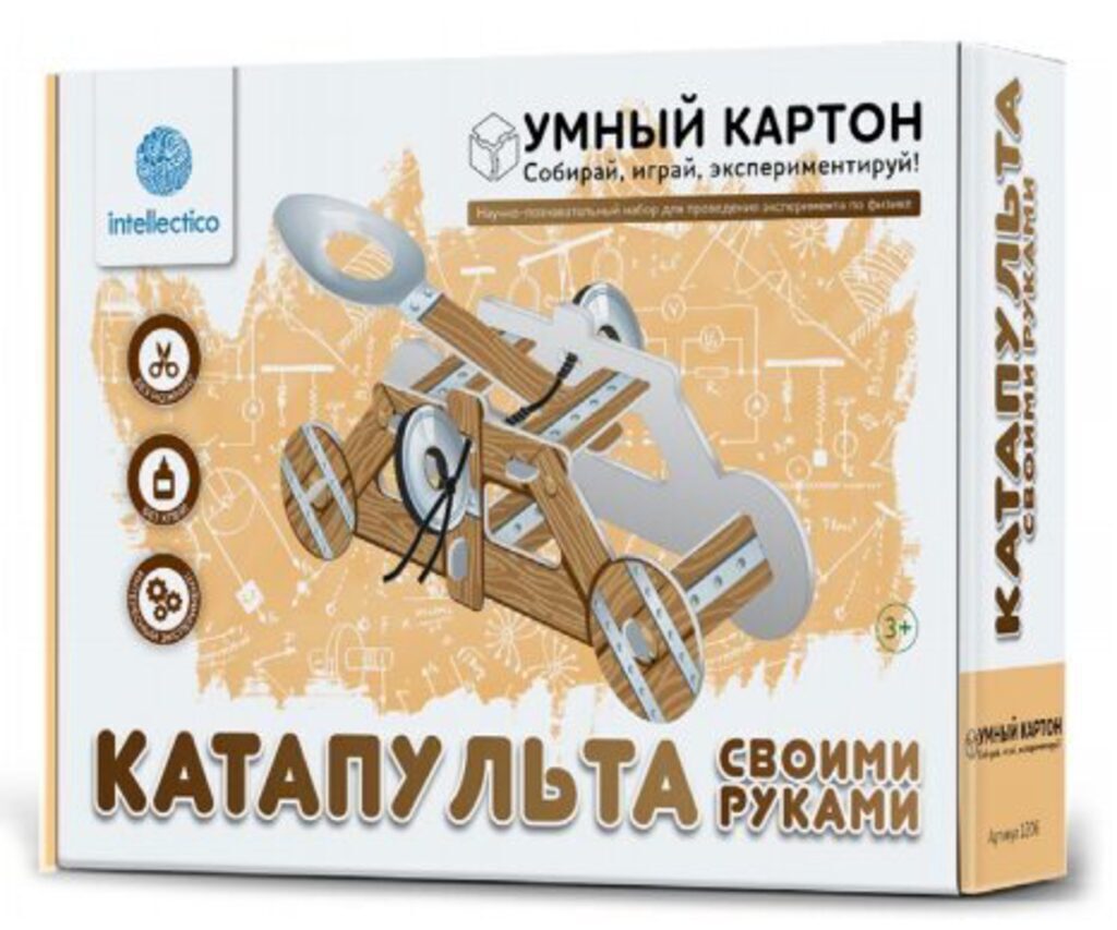 Набор для опытов. Физика. Катапульта своими руками 8+