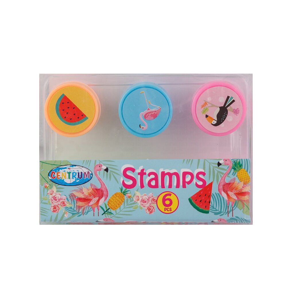 Штампик "Лето" 6 шт, ПВХ упаковка