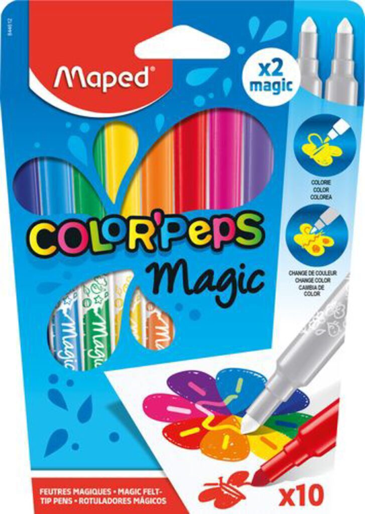 Фломастеры  10цв "Maped. Color peps magic", меняющие свой цвет