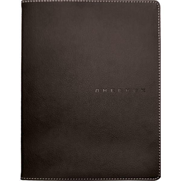 Дневник универсальн. обл. кожзам    "School style", мягк. обложка,  тиснение, черный