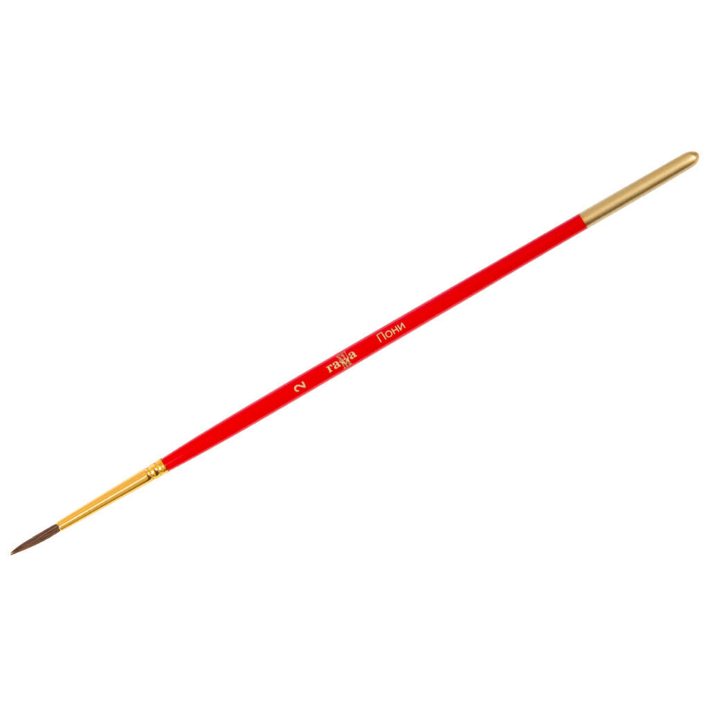 Кисть пони № 2 " Гамма" кругл.