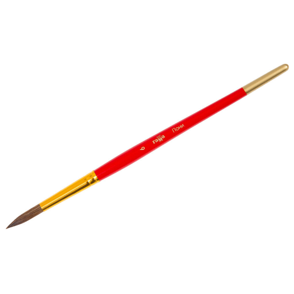 Кисть пони № 6 " Гамма" кругл.