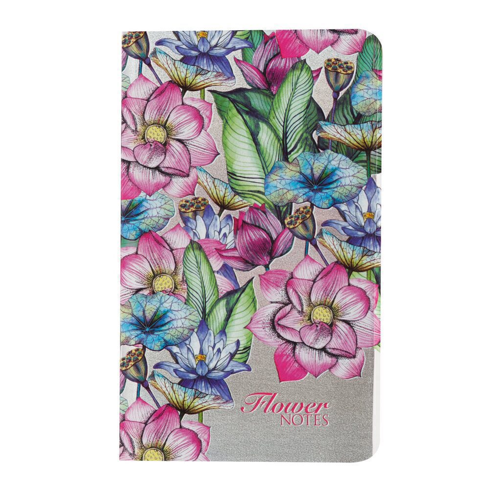 Блокнот А6  32л  "Flower Notes" розовый
