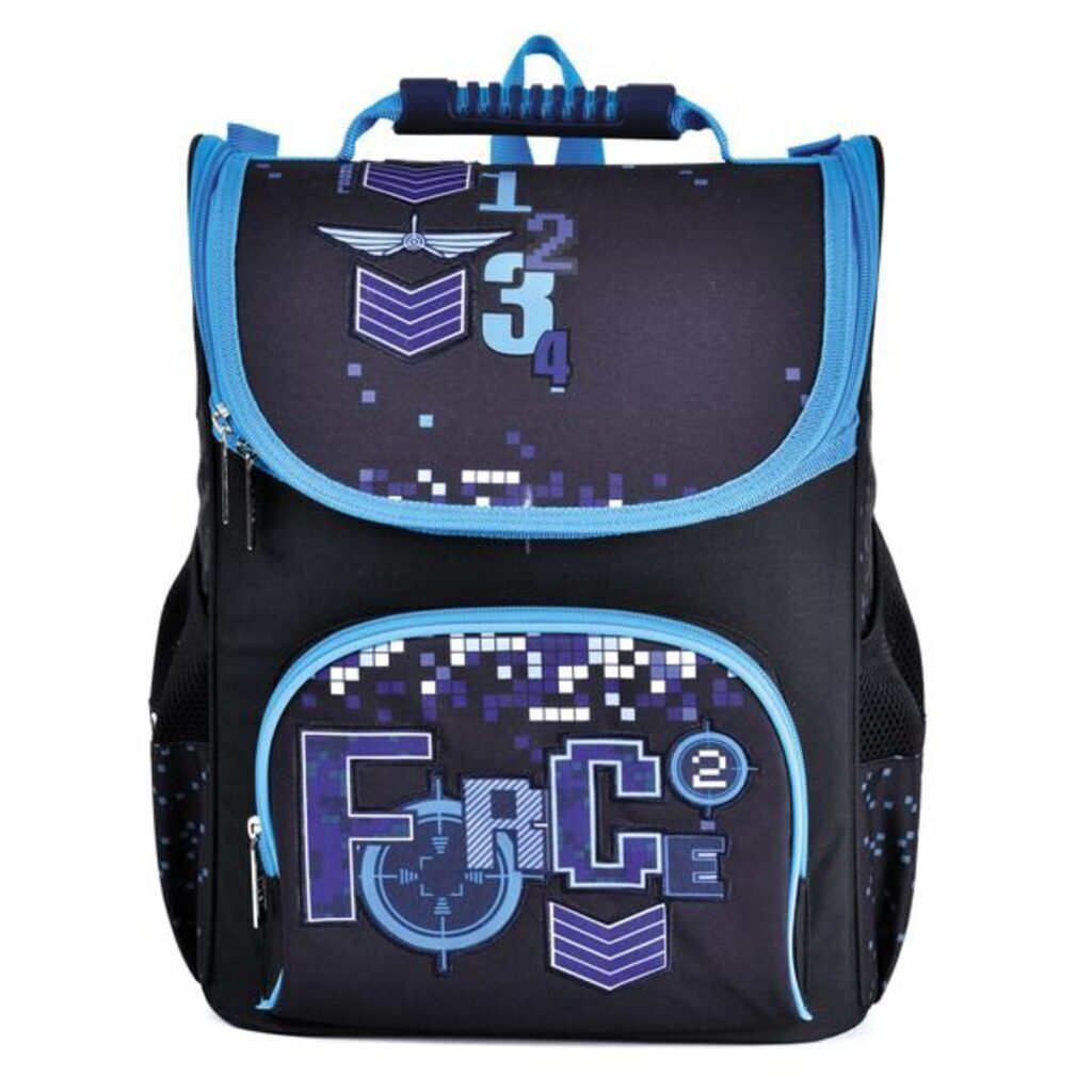 Ранец школьный  Balance "Force" 35*27*15см, полиэстер, 1 отд, 3 кармана, светоотраж.