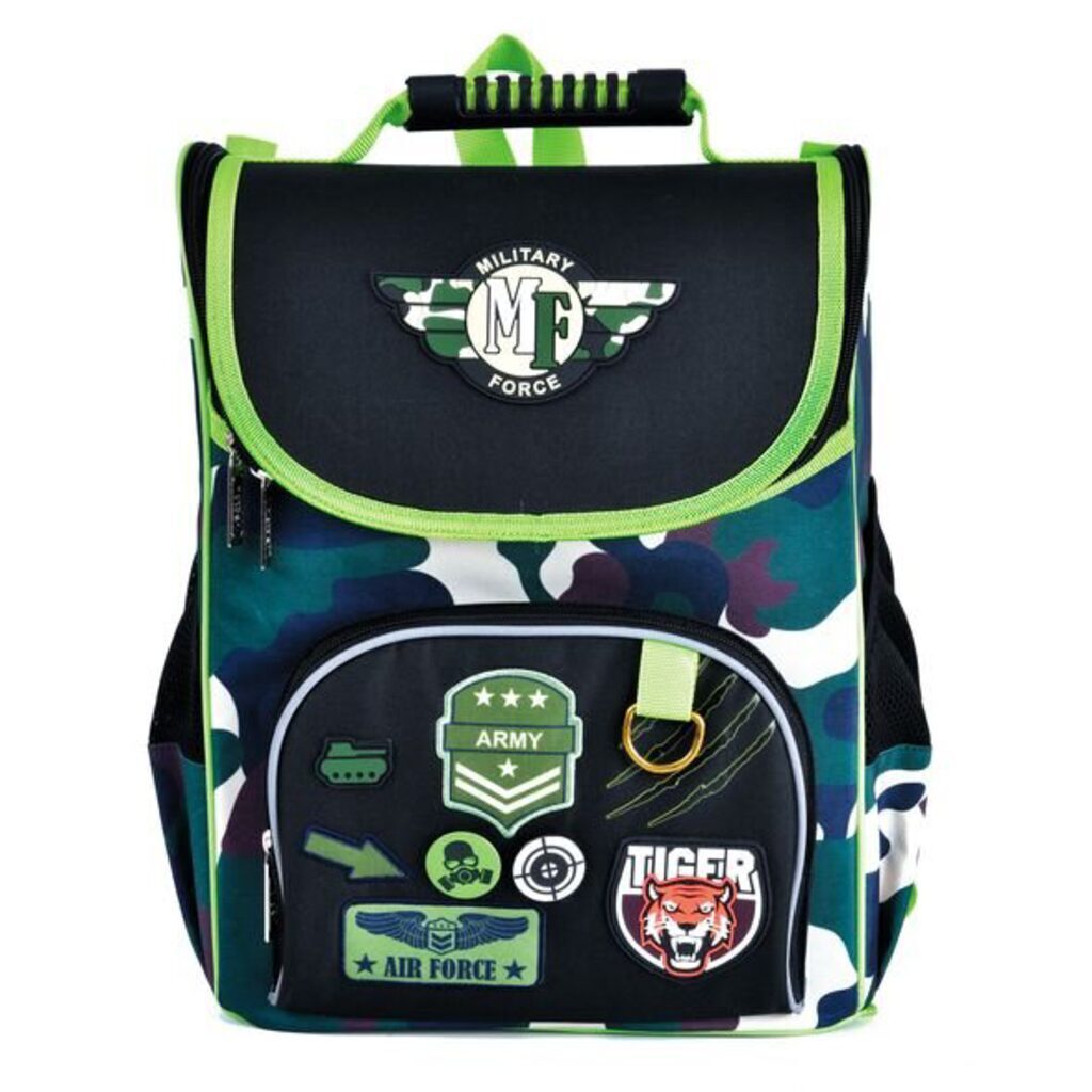 Ранец школьный  Balance "Military force" 35*27*15см, полиэстер, 1 отд, 3 кармана, светоотраж.