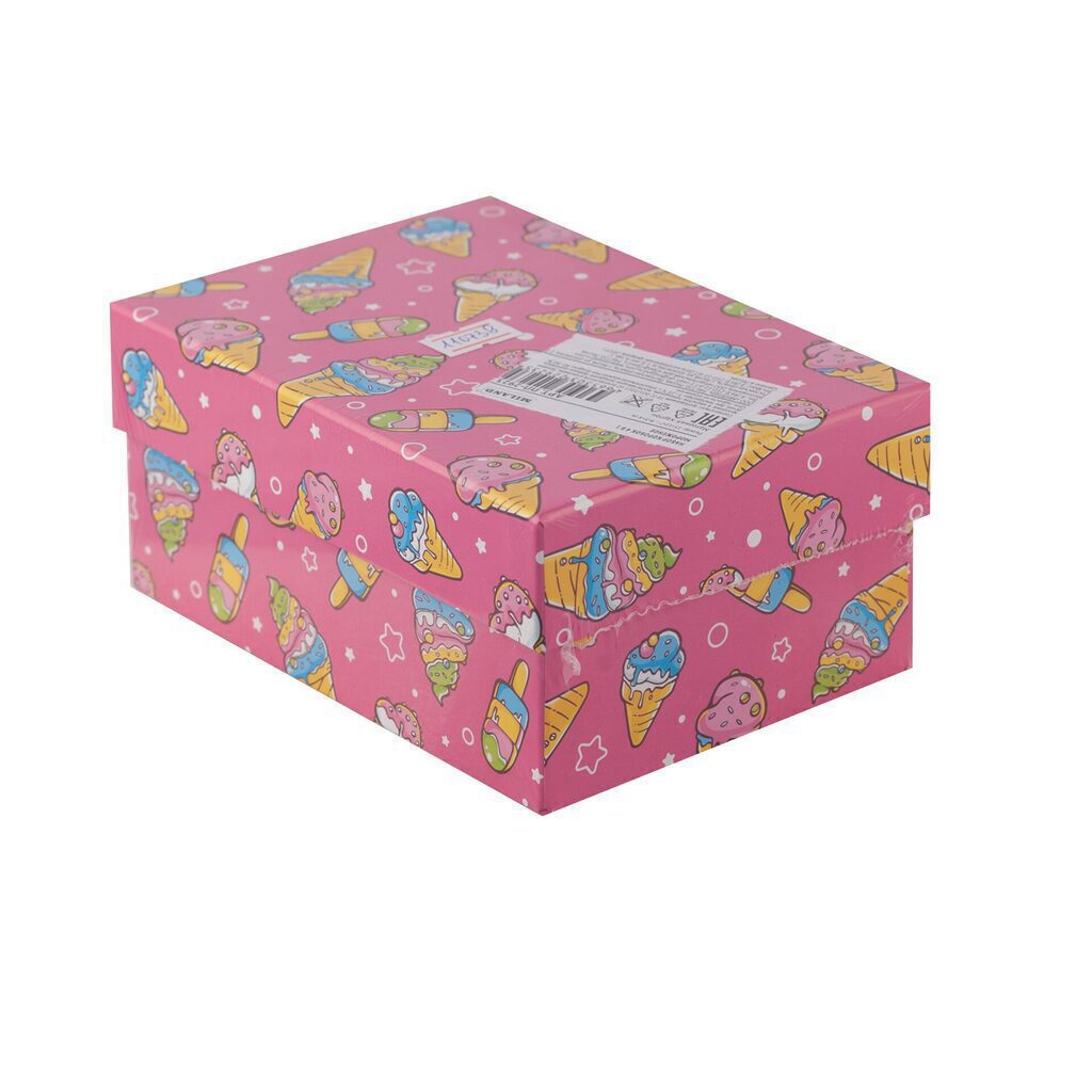 Набор подарочных коробок  4шт "Мороженое" 15*11*7см - 9*5*4см