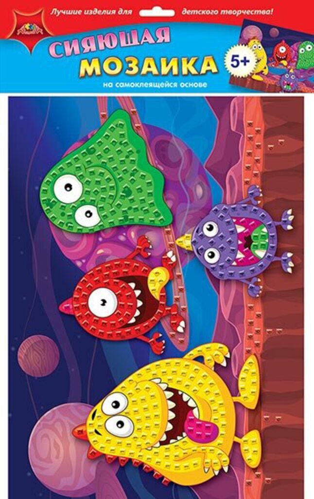 Аппликация из EVO "Монстрики" А3