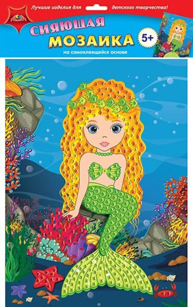 Аппликация из EVO "Русалка" А3