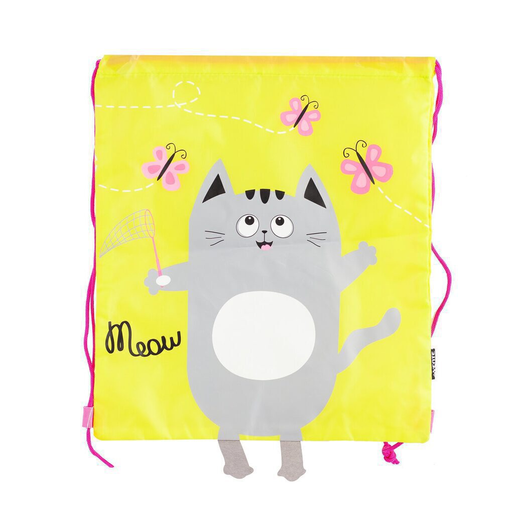 Мешок для обуви 1 отд, 330*400 Kitty, желтый