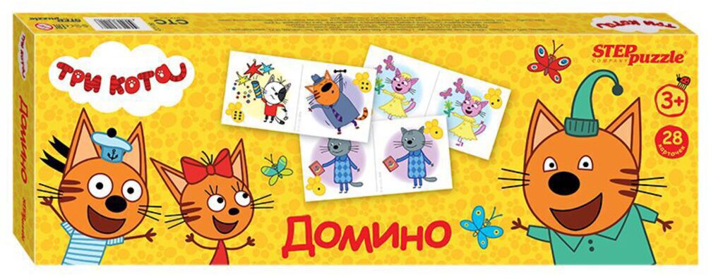 Домино детское  "Три кота" ОА "СТС"