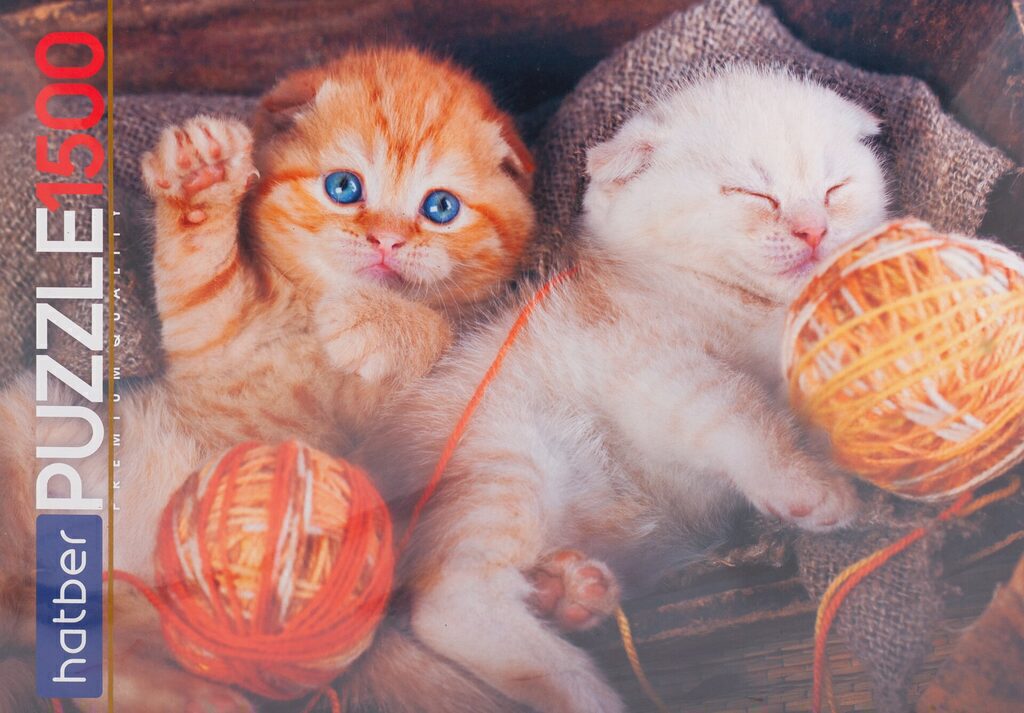 Пазлы 1500 элементов  830*580мм.  "Котиков много не бывает" Premium
