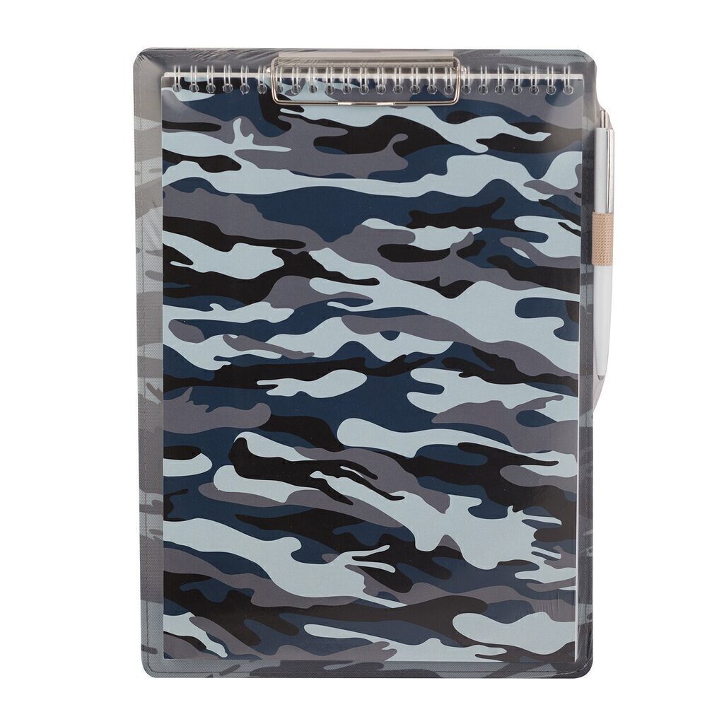 Клипборд А4 Милитари 3, с блокнотом и ручкой