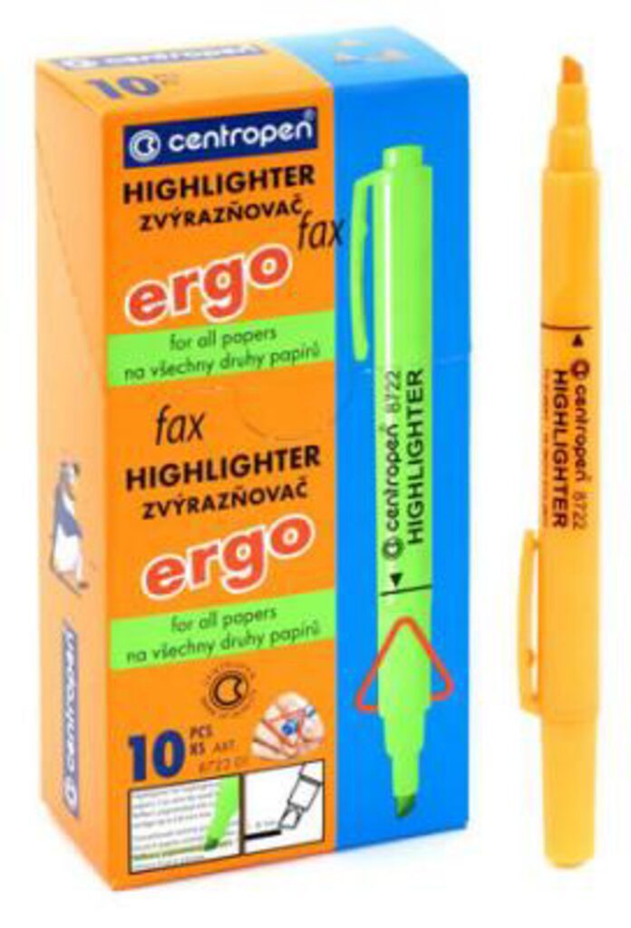 Текстовыделитель CENTROPEN флюор. / 1-4.0 мм./ оранжевый