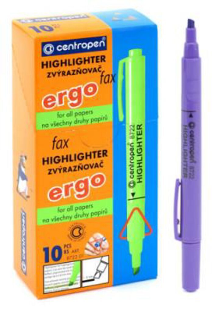 Текстовыделитель CENTROPEN флюор. / 1-4.0 мм./фиолет.