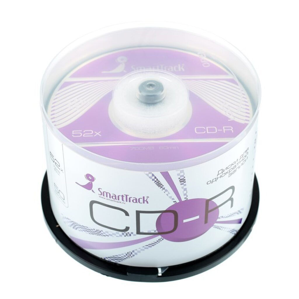 Диск CD-R Smart Track 52х емкость 700Mb цена за 50 шт.