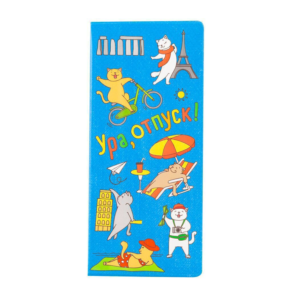 Конверт путешественника "КотоОтпуск" 22*10см ПВХ